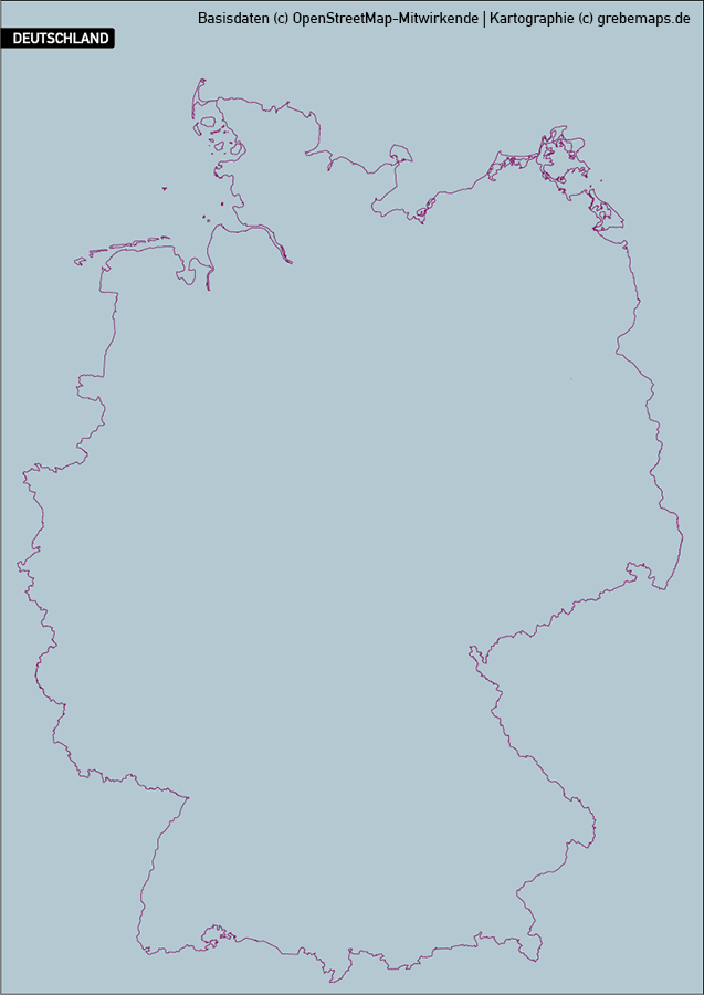 Deutschland PLUS Basiskarte Vektorkarte (2018), Basiskarte Deutschland Vektorkarte, Karte Deutschland Bundesländer mit Autobahnen, Orte, Gewässer, Karte Deutschland Regierungsbezirke