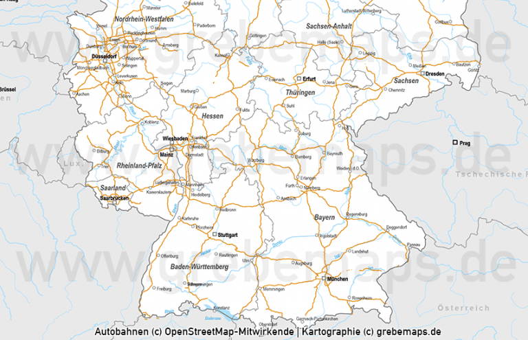 Deutschland Bundesl nder Autobahnen Vektorkarte Mit Angrenzenden deutschland-bundesl-nder-autobahnen-vektorkarte-mit-angrenzenden