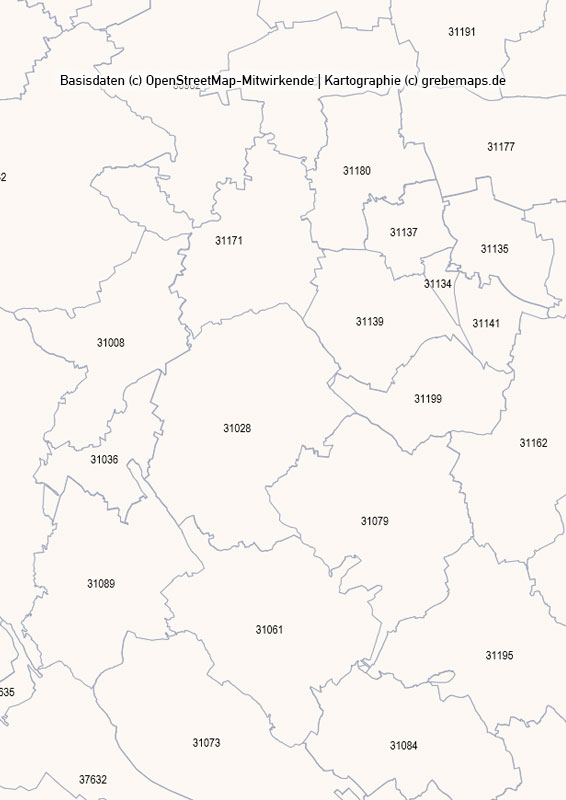 Deutschland PowerPoint-Karte PLZ-Zone 3 (Postleitzahlen 5-stellig), Karte PLZ-Zone 3 Deutschland, Deutschland Karte Postleitzahlenzone 3