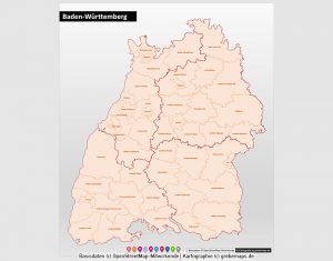Karte Plz Baden Württemberg
