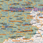 Deutschland Postleitzahlenkarte PLZ-1-5 Ebenen-separiert Mit Landkreisen, Karte PLZ Deutschland Vektor, Vektorkarte PLZ Deutschland 5-stellig, AI-Datei, Download