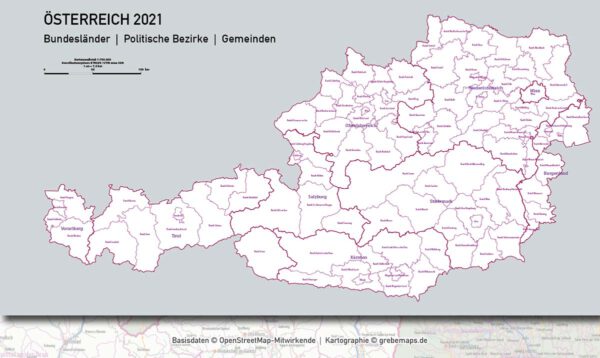 sterreich-austria-vektorkarte-bundesl-nder-bezirke-gemeinden