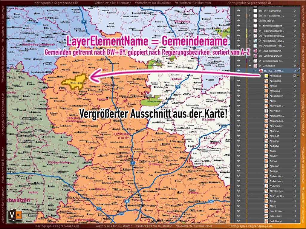 baden-w-rttemberg-und-bayern-vektorkarte-landkarte-regierungsbezirke
