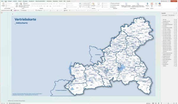 Individuelle PowerPoint-Karte erstellen - grebemaps® Kartographie