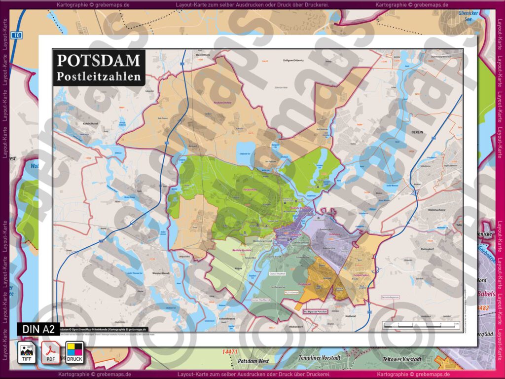 Faszinierend Plz Von Potsdam Ebenbild