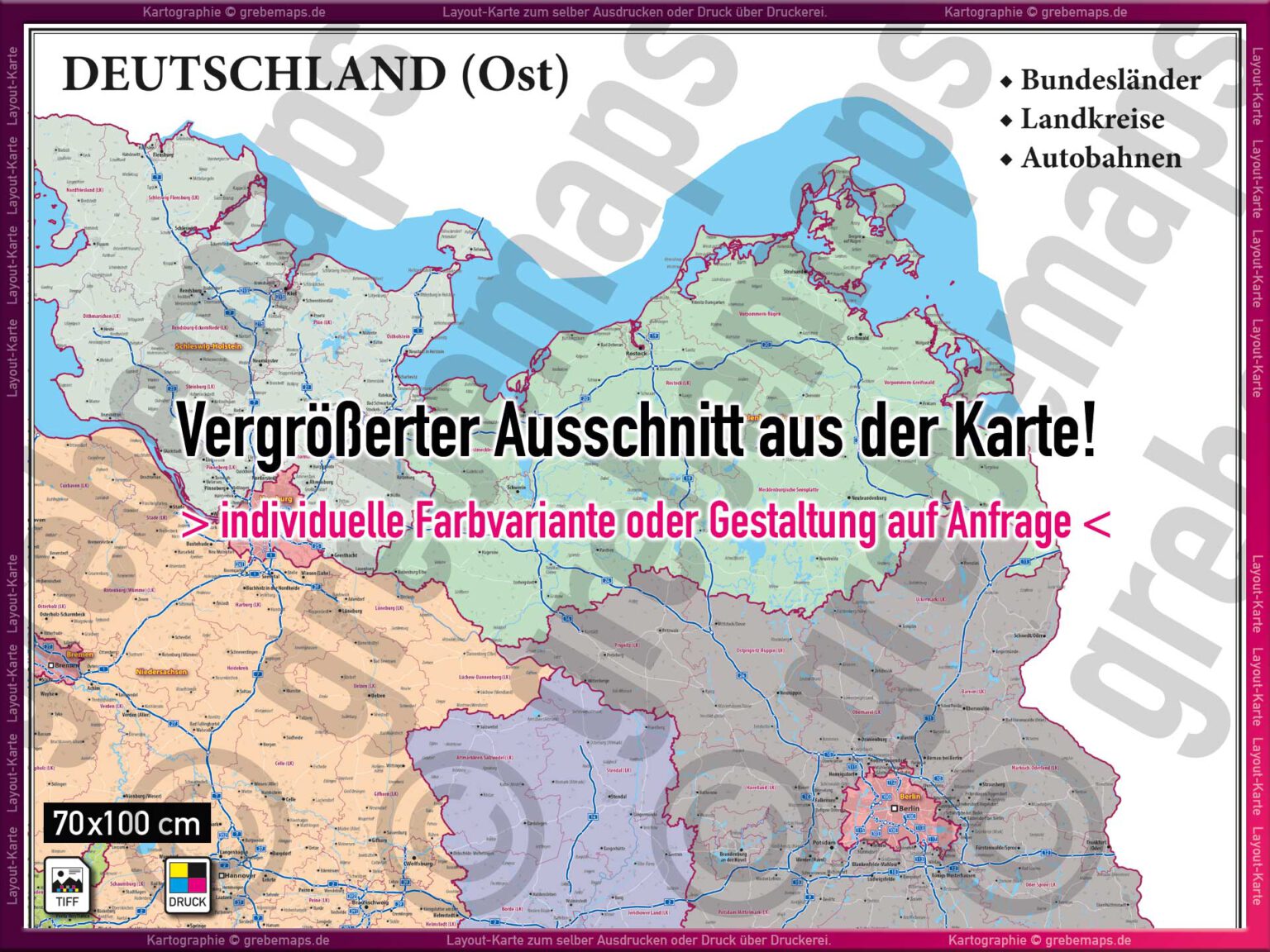 Wie Viele Ostdeutsche Länder Grenzen Ans Ausland kartendesign.de