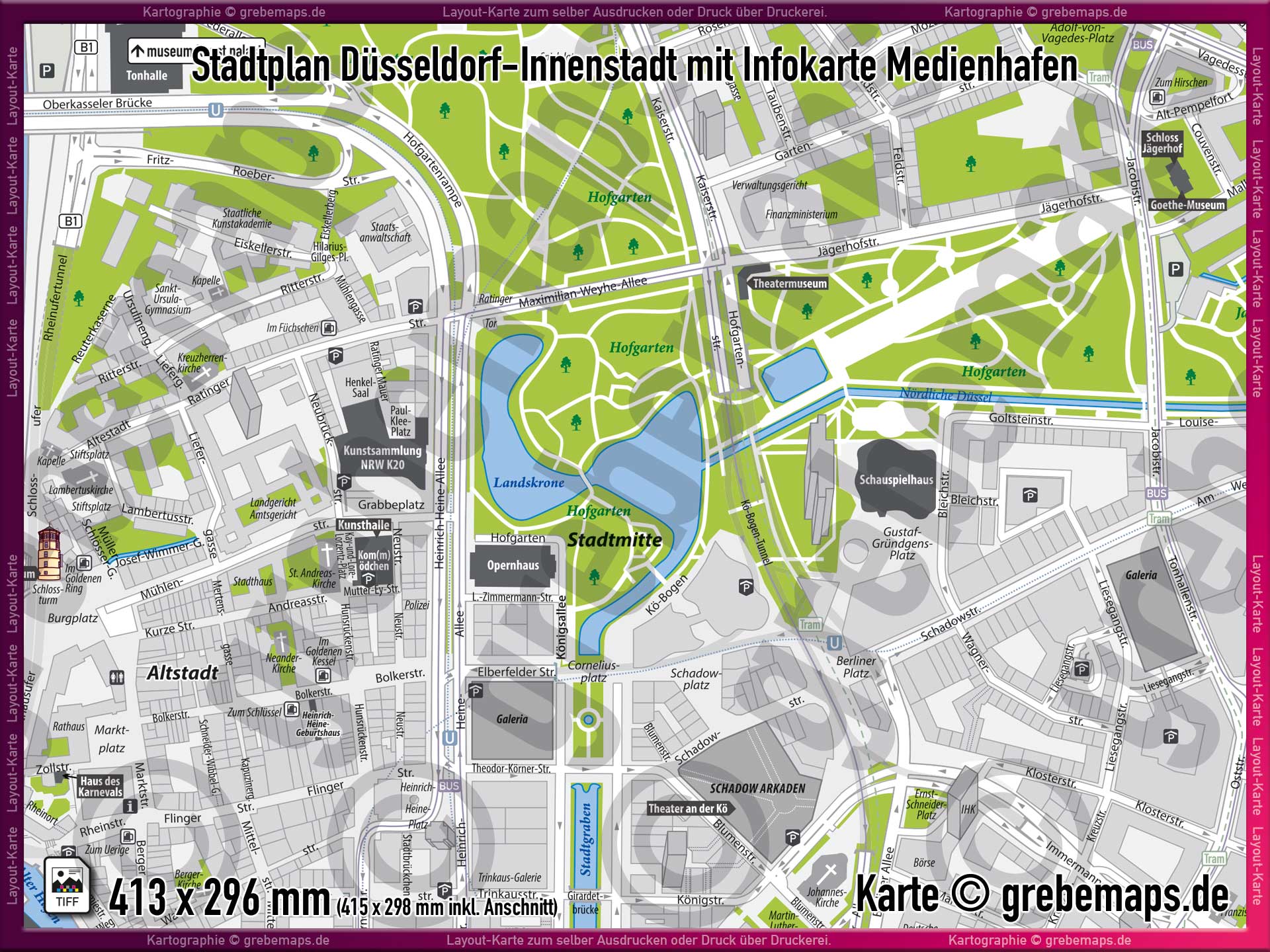 80058_stadtplan_duesseldorf_innenstadt_medienhafen_karte_stadtplan_landkarte_drucken_druckdatei_04