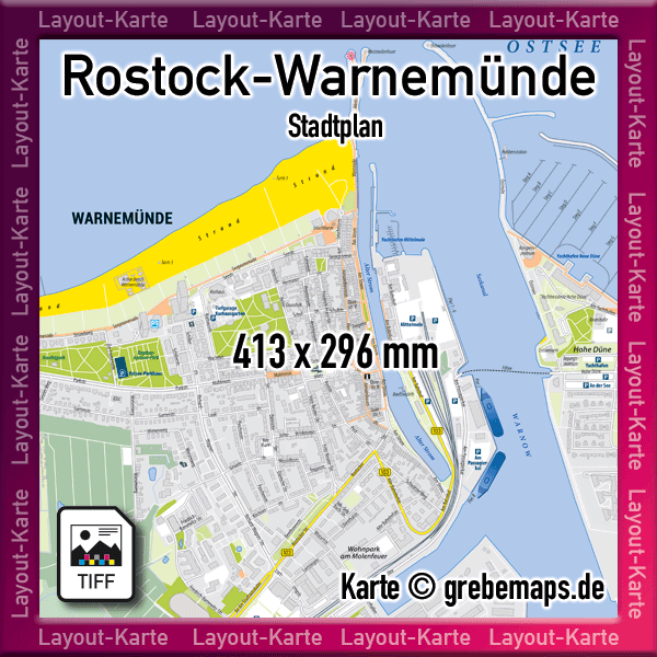 p80060a_karte_stadtplan_ortsplan_rostock_warnemuende_baiskarte_druck_download